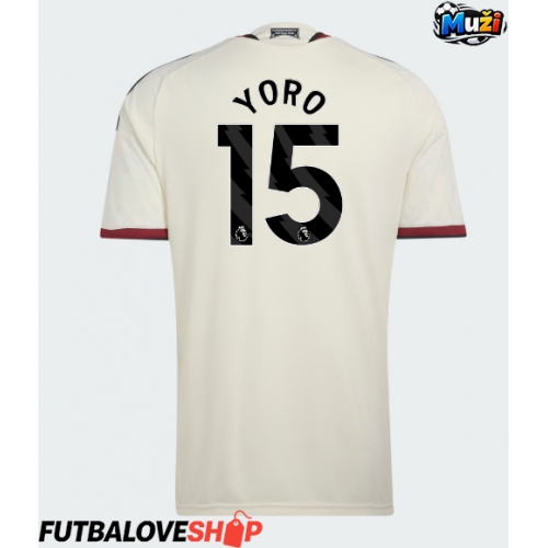 Dres Manchester United Leny Yoro #15 Tretina 2026-27 Krátky Rukáv